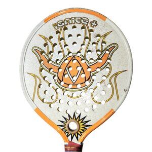 Viking Athletics Ignite + Plus Platform Tennis Paddle 4 1/4" Grip White Orange